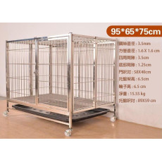 Stainless steel Foldable Dog Cage 不銹鋼折疉狗籠95cm